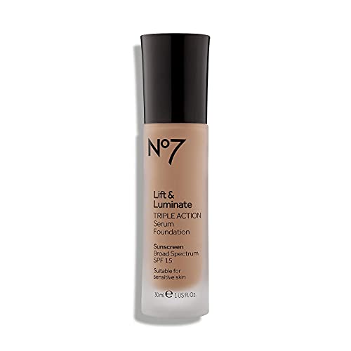 Boots No7 Lift & Luminate SPF15 Foundation, Cool Beige, 1oz
