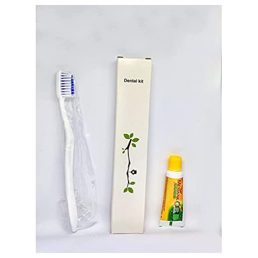 Krafty Kustomz Adult Dental Kit Hotel Accessories, Guest House Kit Dental Kit (1 Manual Toothbrush & 1 Toothpaste 10G) Pack 100,White
