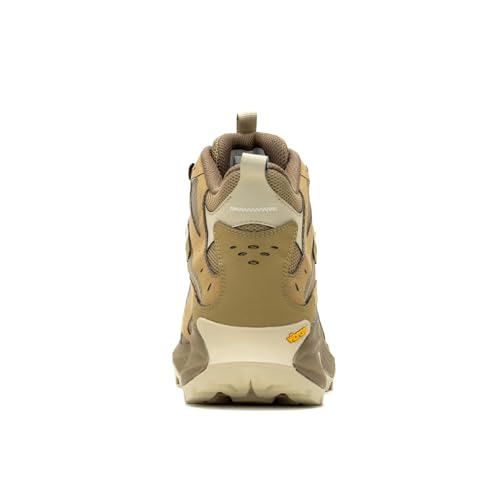 Image of Merrell Moab Speed 2 Mid GTX Shoes for Men - Gore-TEX Technology - Mesh Lining and Upper Coyote 12 M