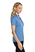 Joe's USA Ladies Silk Touch Golf Polo Shirt-L-Carolina Blue