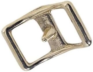 Kong Center BAR Buckle 149, Marine Bronze Hardware for Bags, Leashes & Horse Harnesses, Premium Italian-Made Center Bar Belt Buckle for Leather Goods