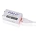Batteria ricaricabile PALO USB 9V 650mAh agli ioni di litio con cavo USB per tastiera, microfono, allarme fumo, giochi elettrici, walkie-talkie -1 batteria USB e 1 cavo