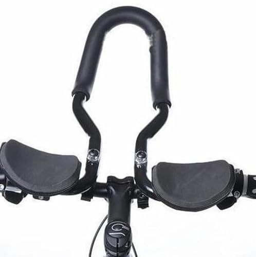 YUNNUO Manillar TT de aluminio para bicicleta, manillar de bicicleta aerodinámica, barras aerodinámicas de triatlón para bicicleta de carretera, bicicleta de montaña