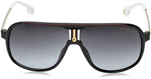 Carrera Men's 1007/S Rectangular Sunglasses, Black/Dark Gray Gradient, 62Mm, 10Mm #TOP1