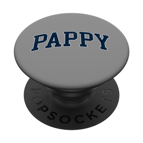 Pappy Vintage Classic Bold Font Pappy Birthday Grandpa PopSockets PopGrip Intercambiable