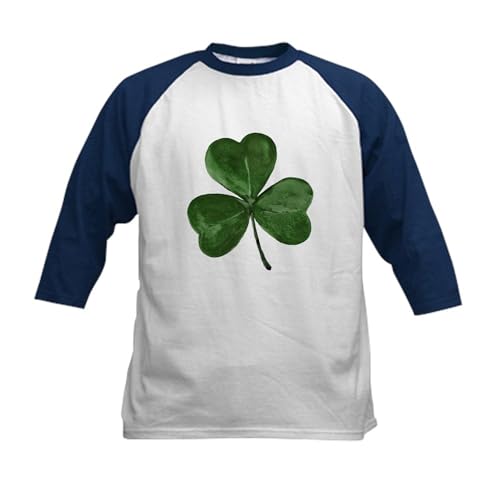CafePress Shamrock Kids Baseball Jersey Kids Cotton Baseball Jersey, 3/4 Raglan Sleeve Shirt