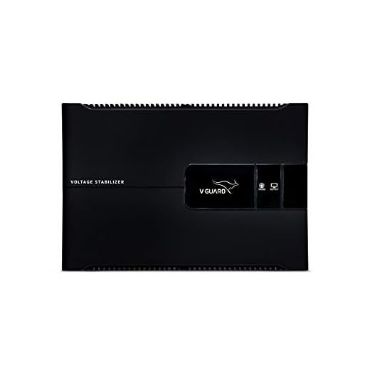 V-Guard Voltino Max TV Voltage Stabilizer for up to 140 cm (55 inches) Smart TV+Set topbox+Home Theatre System/Gaming Console (Working Range: 90-290V; 3 A)