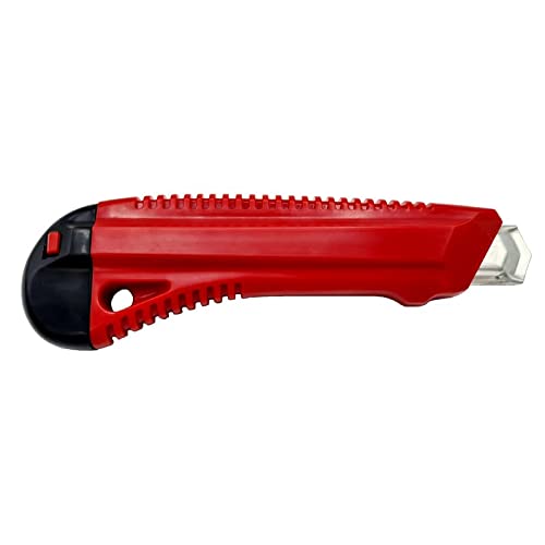 Cuttermesser Universalmesser mit Metallschiene und 18mm Abbrechklinge - 120er-Pack