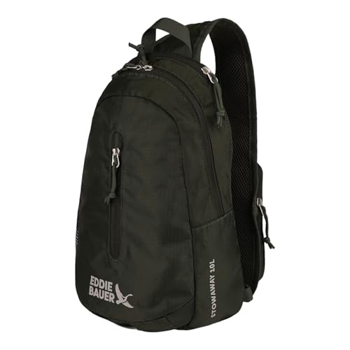 Eddie Bauer Stowaway Packable Sling Bag | Foldable | Travel | Outdoor | Lightweight | Compact | Everyday Carry | Ripstop Nylon | 10L - Dark Forest4