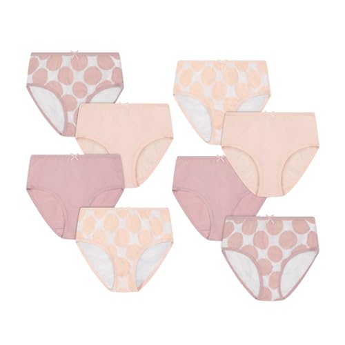 Buyless Fashion Little Girl Toddler Panties Assorted Prints Soft Cotton Big Kids Briefs Underwear 8 Pack