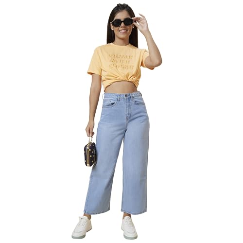 Image of Globus Women Blue Boyfriend Fit Mid-Rise Jeans-3635948001