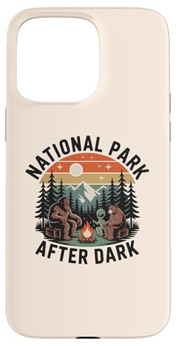 National Park Sasquatch Aliens Extraterrestrial Bear Camping �X�}�z�P�[�X iPhone 15 Pro Max �p