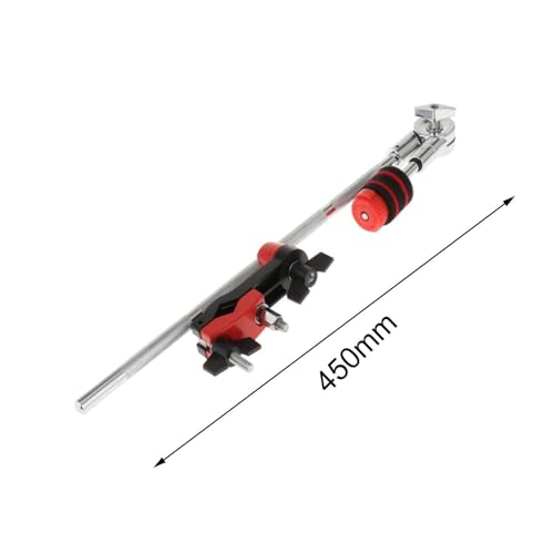 Pince de support batterie et rallonge métallique pour accessoires de percussion - 3