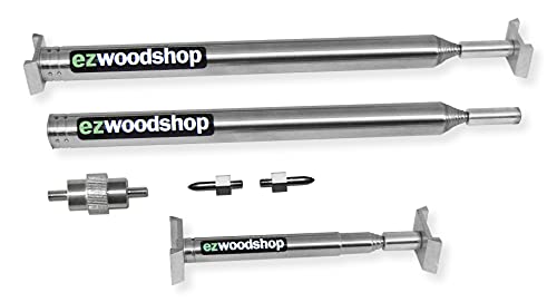 Extendable Measuring Stick Tool | Pinch Stick for Woodworking | No Numbers, No Mistakes | Carpentry...