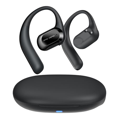 JOYWISE True Bone Conduction Headphones, Bluetooth 5.4 Open Ear Earbuds for Cycling