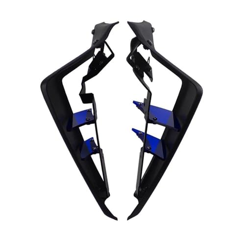 Aile aérodynamique moto Yamaha MT-09 SP becquet bleu amélioration stabilité