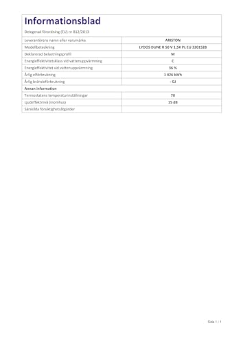 Ariston Lydos Dune R - Elektrischer Warmwasserbereiter, 50 Liter, vertikal, 45 x 47 x 52,8, elektrischer Boiler mit ECO EVO, Water Plus und Korrosionsschutz für mehr Energieeinsparung und Haltbarkeit