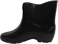 Galocha Feminina Impermeável Pat – Bota de Chuva Cano Curto PVC Antiderrapante Confortável