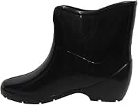 Galocha Feminina Impermeável Pat – Bota de Chuva Cano Curto PVC Antiderrapante Confortável