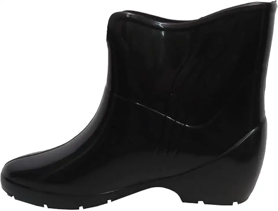 Galocha Feminina Impermeável Pat – Bota de Chuva Cano Curto PVC Antiderrapante Confortável