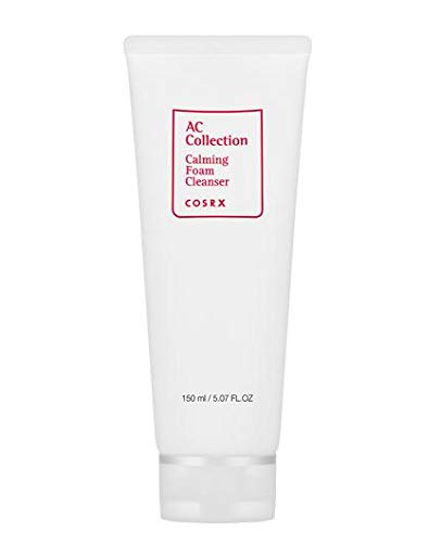 COSRX AC Collection Calming Foam Cleanser, 150ml / 5.07 fl.oz | Salicylic Acid Acne Cleanser | Cruelty Free, Paraben Free