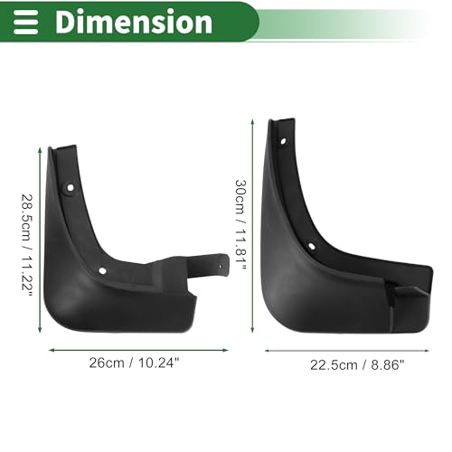 Image of Motoforti Mud Flaps Splash Guards Mud Guards for Kia KX7 2017-2022 W /Mount Accessories
