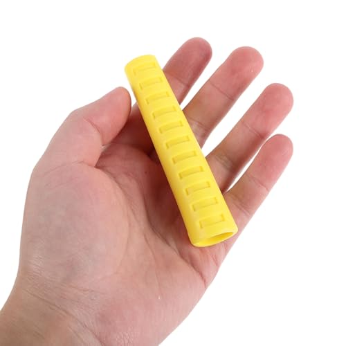 Protector de manguera buceo ORFOFE amarillo ajustable para equipo de snorkel 4