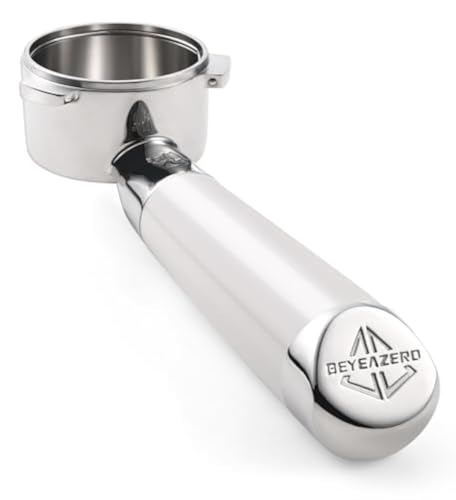 BEYEAZERO Portafilter 54 mm do maszyn Breville Barista Express i Breville 54 mm, biały