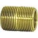 Imperial 90351 Brass Pipe Thread Close Nipple, 1/4", Per Package Of 20