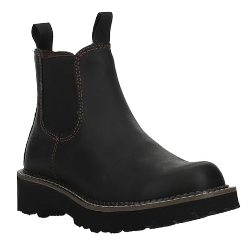 Ariat Womens Fatbaby Twin Gore Round Toe Pull On Chelsea Casual Boots Ankle Low Heel 1-2" - Black - Size 9.5 W2