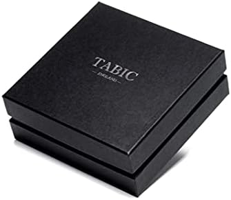 Tabic Handmade Prestige Chrome Moon Phase Clock With Jet Black Dial