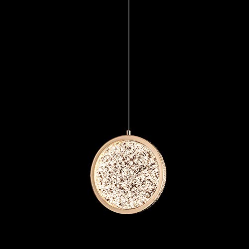 Lámpara colgante de techo LED con altura ajustable para solucionar techos bajos
