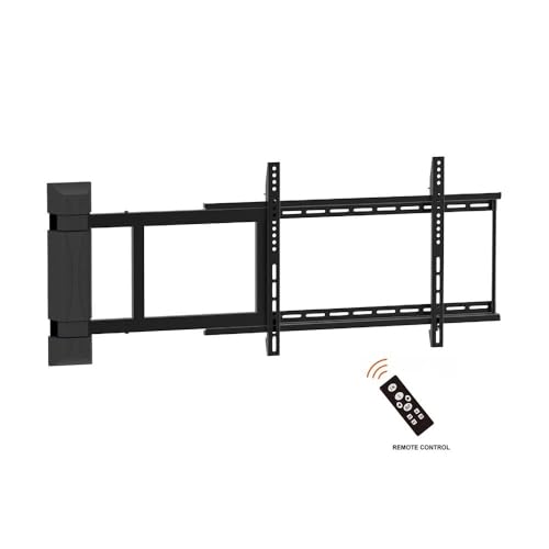 Image of AUDIOVAN Motorized Swivel TV Wall Mount with Remote Controller Stand Height Adjustable LED Bracket 32-75 Inches Motorized Swivel Wall Mount Model No. AVT-235L
