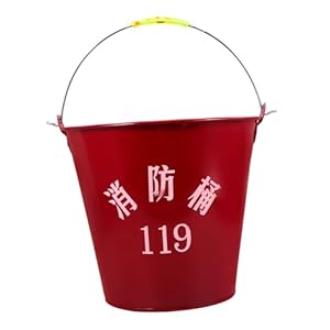 JEWEDECO Metalleimer Feuereimer Ascheeimer