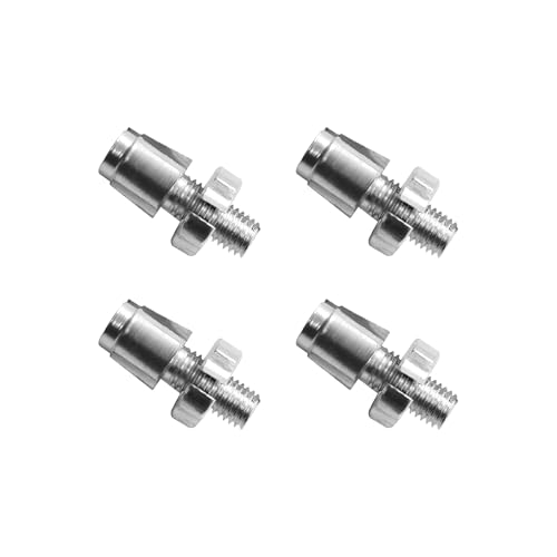 Ensemble de 4 Vis de Réglage du Levier de Frein en Alliage d'Aluminium pour Vélo Route VTT - Résistant à la Corrosion et Durable, M7x26.6x14.6mm
