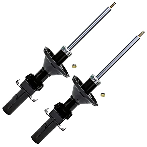 Image of Detroit Axle - Pair Rear Shocks for 1995-2000 Ford Contour, 1999-2002 Mercury Cougar, 1995-2000 Mystique, 2 Shock Absorbers Assembly Replacement