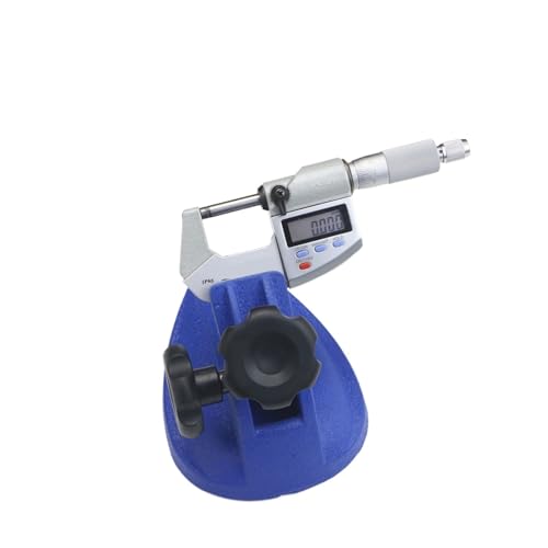 Support de micromètre pour micromètres extérieurs avec base stable en fonte