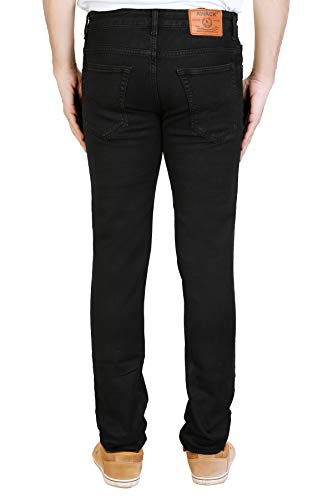 Image of Stretchable Denim Comfort Fit High Rise Basic 5 Pocket Jeans Pant for Men