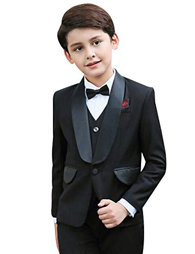 Costume de fête garçon mariage prom gala tenue 3 pièces