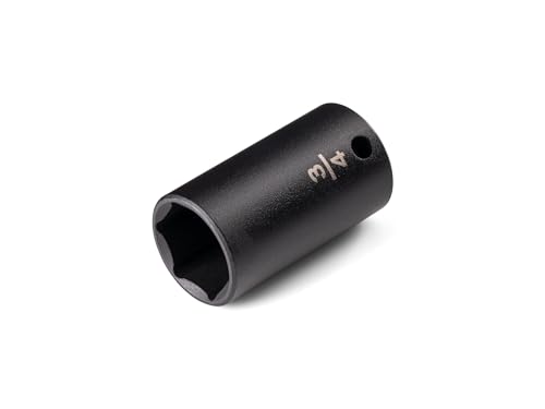 Image of TEKTON 3 /8 Inch Drive x 3 /4 Inch Semi-Deep 6-Point Impact Socket | SID14019