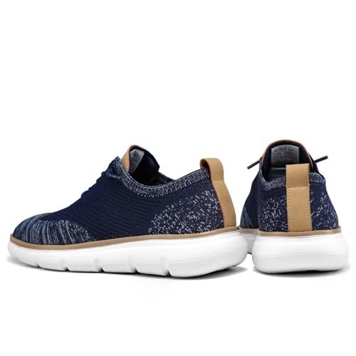 Image of Mens Casual Dress Sneakers Fashion Walking Mesh Oxfords Shoes Business Work Lightweight Soft Sole