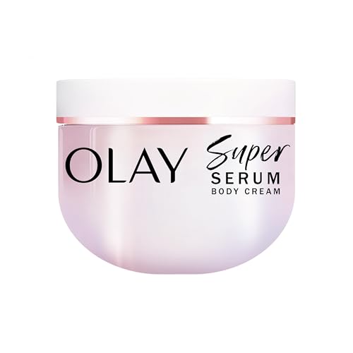 Olay Super Serum Body Cream for Dry Skin, 24hr Long Lasting Hydration, 5+ Ingredient Serum Complex...