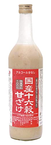 無添加 国産十六穀甘ざけ 720ml ★ 宅配便 ★ 国産原料100%・雑穀の豊かな旨みと甘み・砂糖不使用
