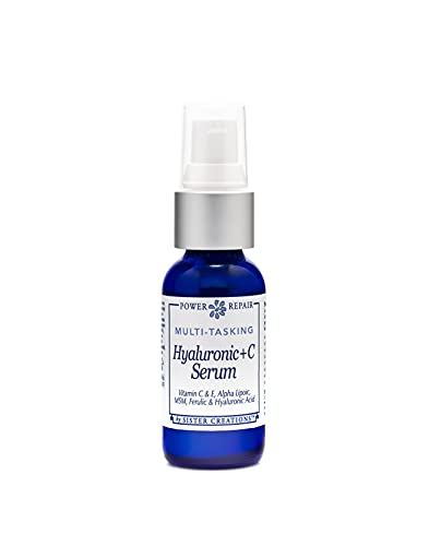 - Natural Herbal Skin Care Serum W/hyaluronic Acid And Vitamin C & E For Face - Anti Aging Facial Serum For Hydration & Skin Tightening (1 Oz)