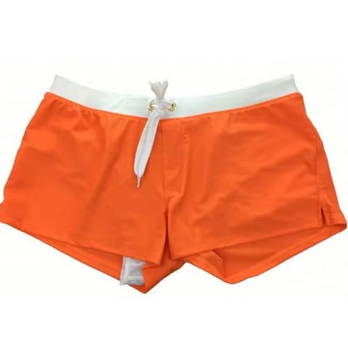 Mens Swim Trunks Quick Dry Board Shorts 80s 90s Vintage Swimwear Drawstring Swim Shorts for Men Casual Swimsuit3