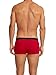 papi Stylish Brazilian Solid and Print Trunks (3-Pack of Men's Underwear), Black/Red, Small