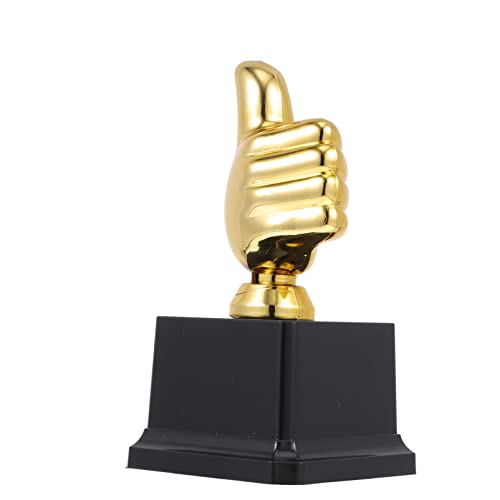 Sosoport 2 Peças Polegares up up Thumb Troféu Troféu de Mão Troféu de Troféu de Mão Prêmio de Ouro