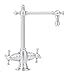 Waterstone 1750HC-DAB Towson Hot and Cold Filtration Faucet - Cross Handles Distressed Antique Brass