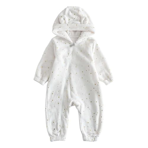 Combinaison de ski bébé imperméable avec capuche - Jumpsuit d'hiver 3-6 mois
