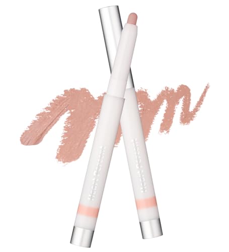 Heart Percent Dote On Mood Lineproof Lip Pencil, 12hr Long-Lasting Moderately Pigmented Creamy OverLip Crayon Waterproof Smooth Retractable Vegan Lip Liner Pencil 0.8g, 03. Rose Cotton